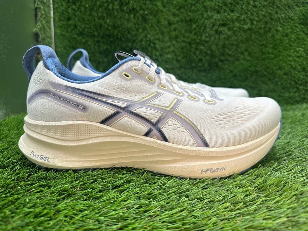 Asics Gel-Kayano 32 1011C203 Athletic Sneaker Men's 9 White Mesh Running Sports